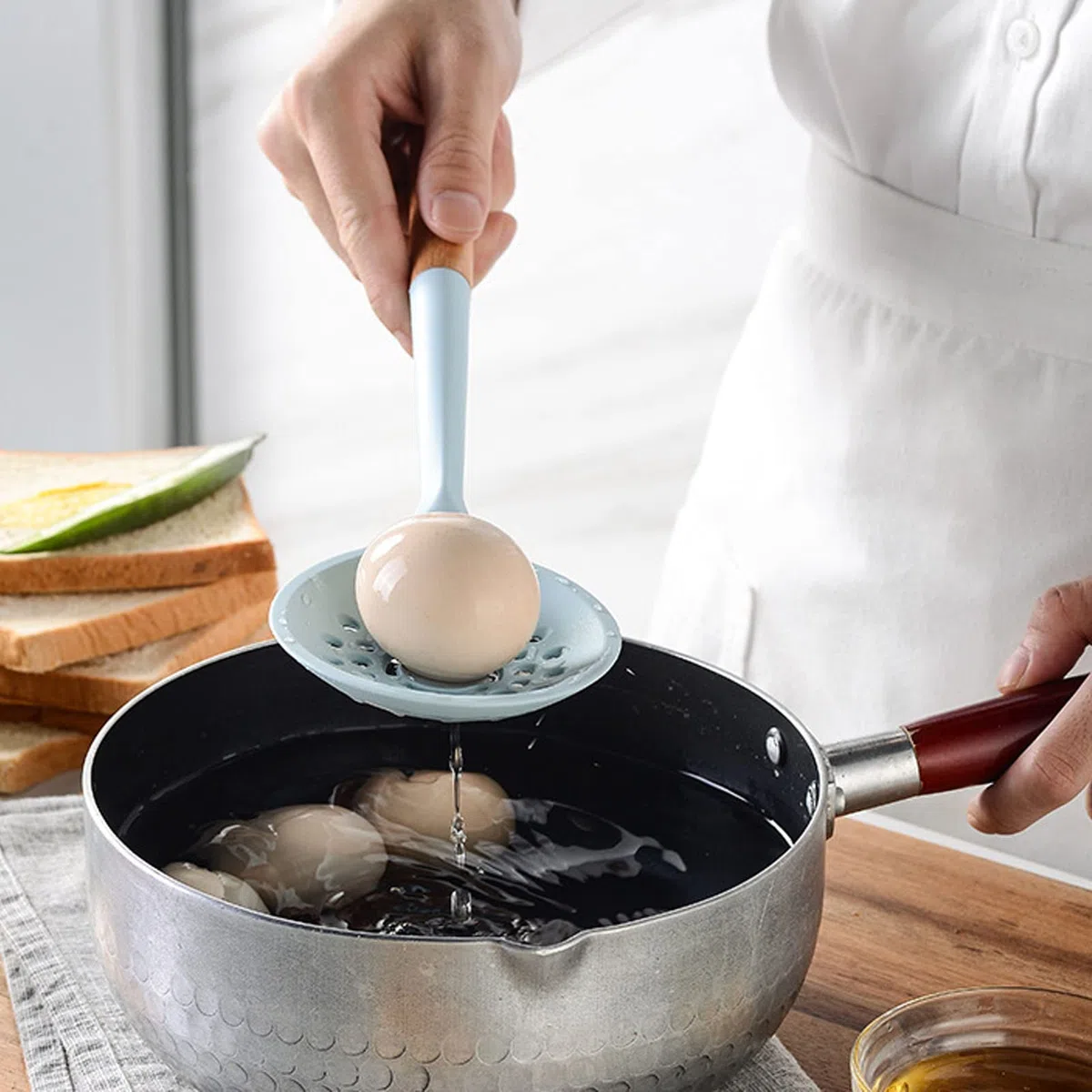 Ensemble de 12 ustensiles de Cuisson en Silicone, spatules résistantes à la Chaleur, ustensiles de Cuisine, Couleur Bleue