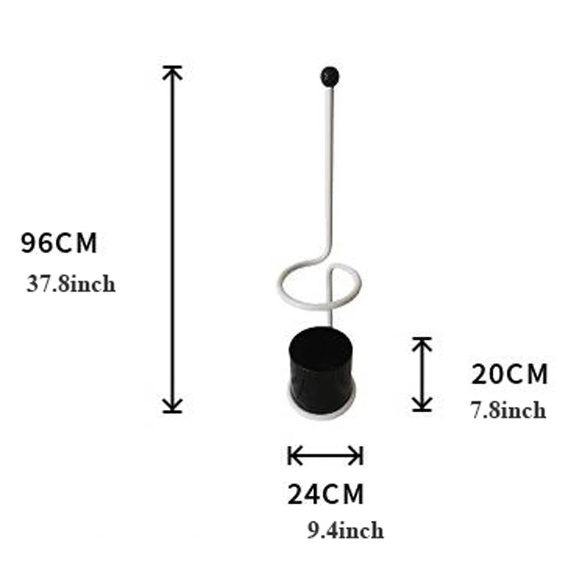 Support pour canne Porte-parapluie rond en métal avec baril d'égouttement amovible