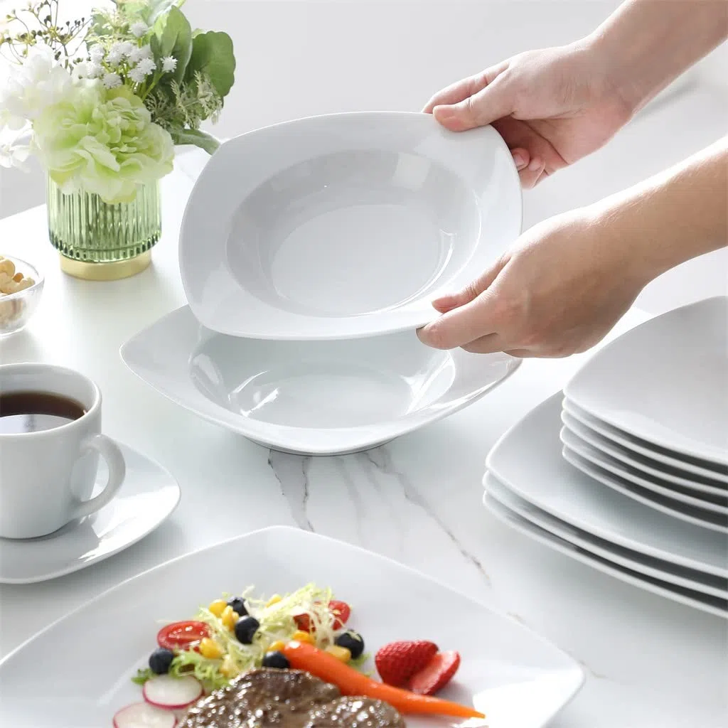 Vaisselle en céramique, Dîner En Porcelaine 30/60 Pièces