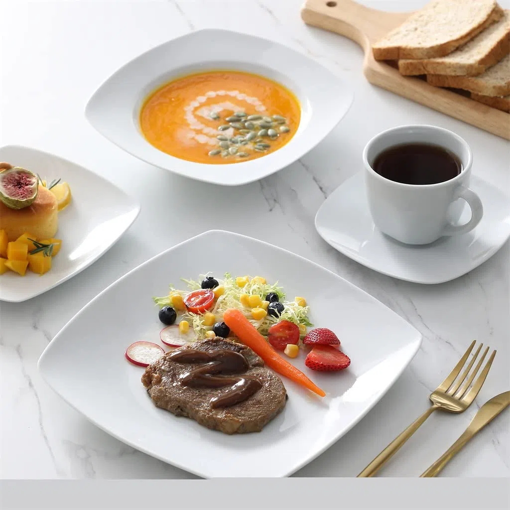 Vaisselle en céramique, Dîner En Porcelaine 30/60 Pièces