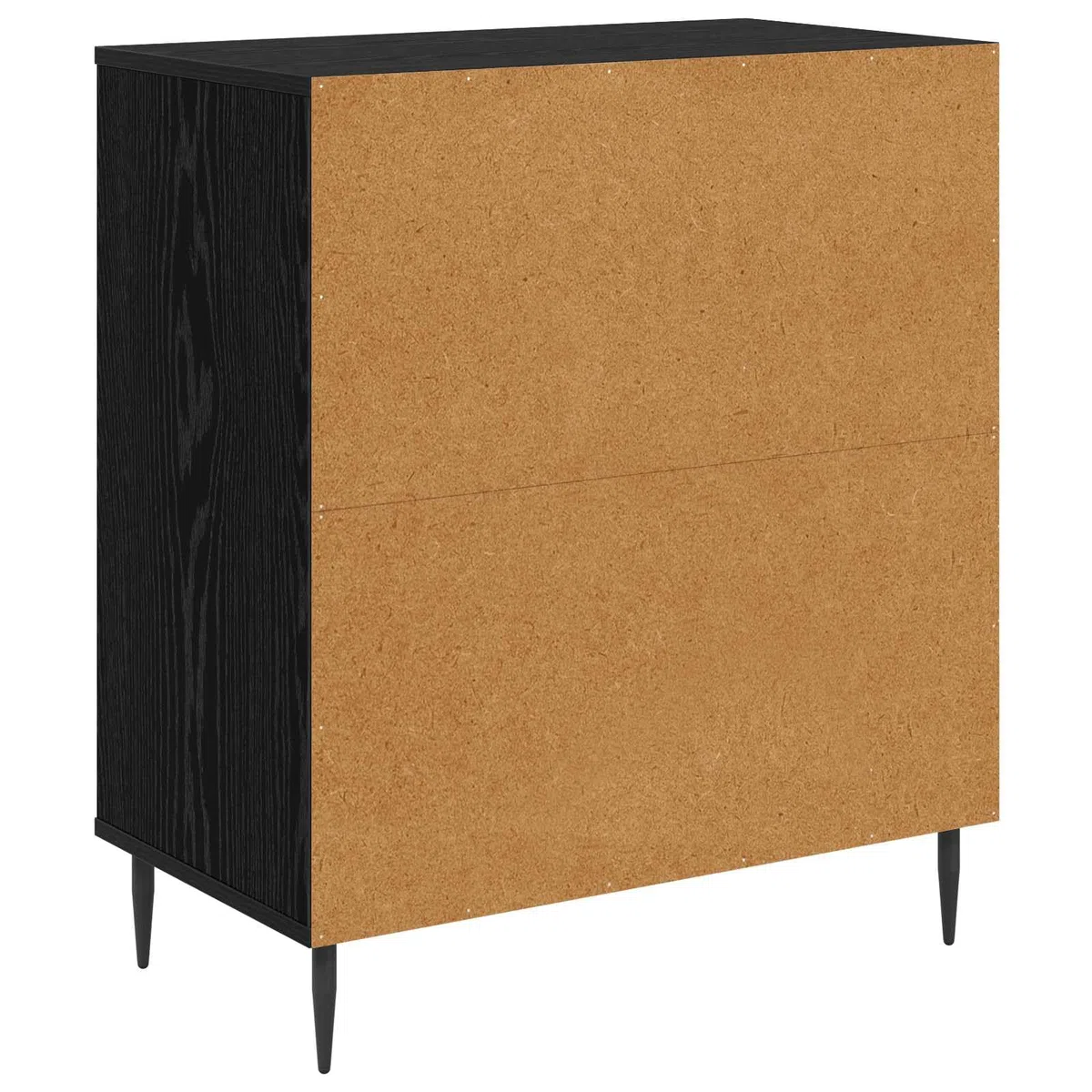 Commode RAALTE Bois d'Ingénierie Motif Marbre Bleu 3 Tiroirs 66 x 36,5 x