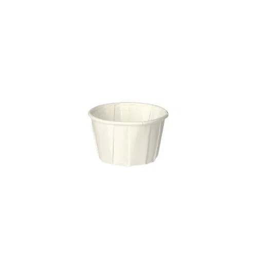 Papstar - 20 x 250 Coupelles pour sauce à salade, papier"pure" rond 60 ml Ø 5,4 cm · 3,6 cm blanc