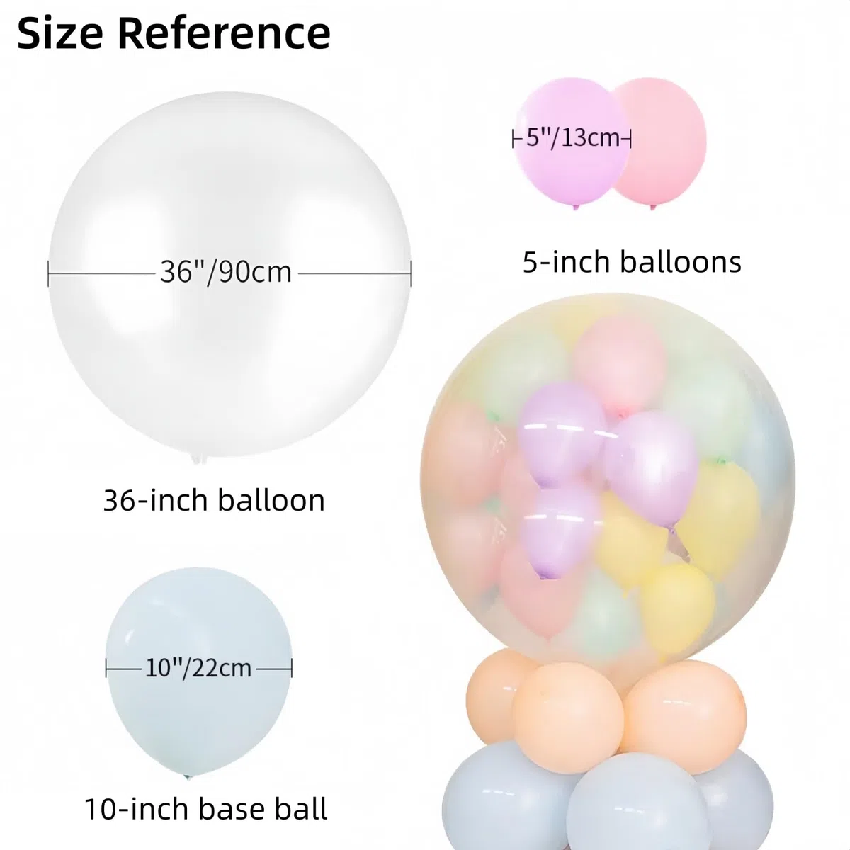 Kit de Ballon à Explosion au Sol pour Fêtes Idéal pour Mariages Anniversaires Télécommande Balloon Explosion Ballons Flottant Remplissage d'Hélium Accessoires de Fête Ballon tout en Un (DBQ-HS-6kit)