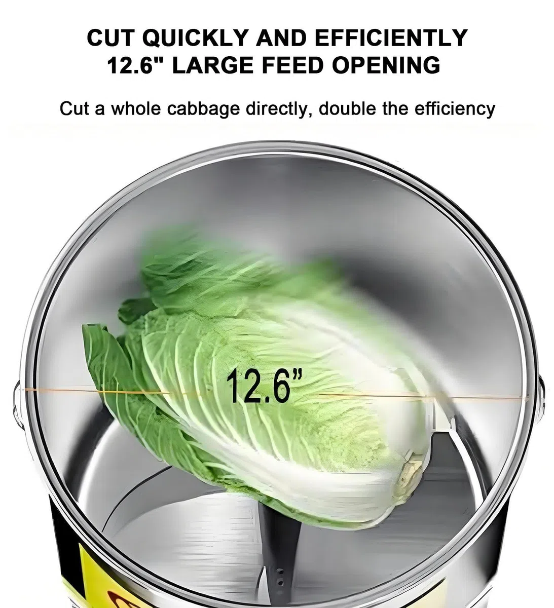 Hachoir à légumes professionnel avec 4 lames, robot de cuisine robuste, broyeur en acier inoxydable 1800 W pour volaille et alimentation animale